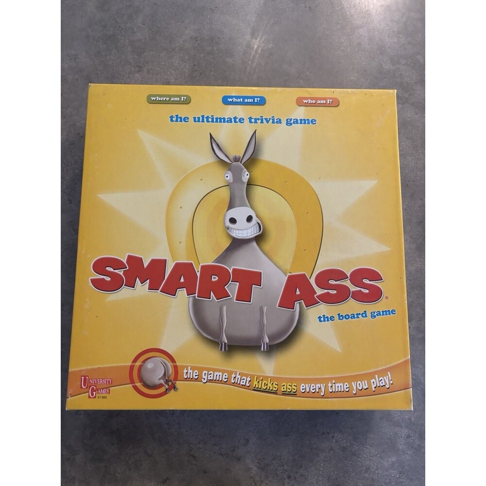 University Games Smart As* - The Ultimate Trivia Board Game (Complete)